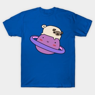 Saturn Pug T-Shirt
